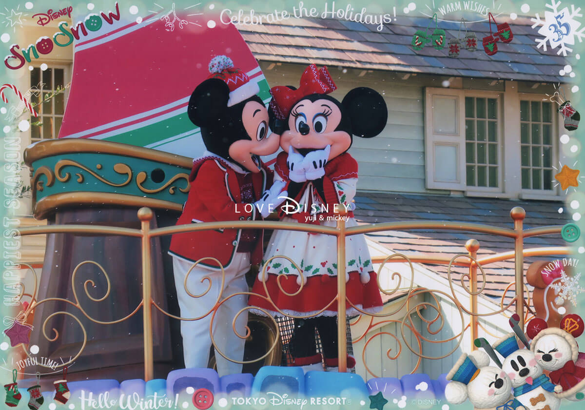 ディズニー クリスマスとtdr35周年の イラストフォトフレーム 4種類紹介 Love Disney