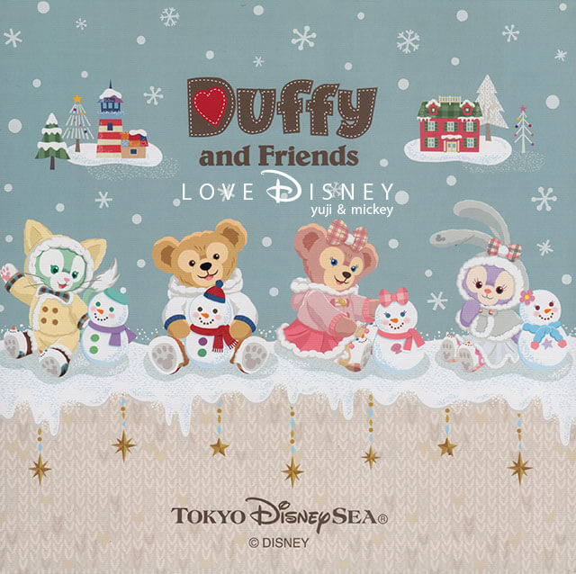 カラー オブ クリスマス の衣装を着たダッフィーとシェリーメイ ディズニースナップフォト Love Disney